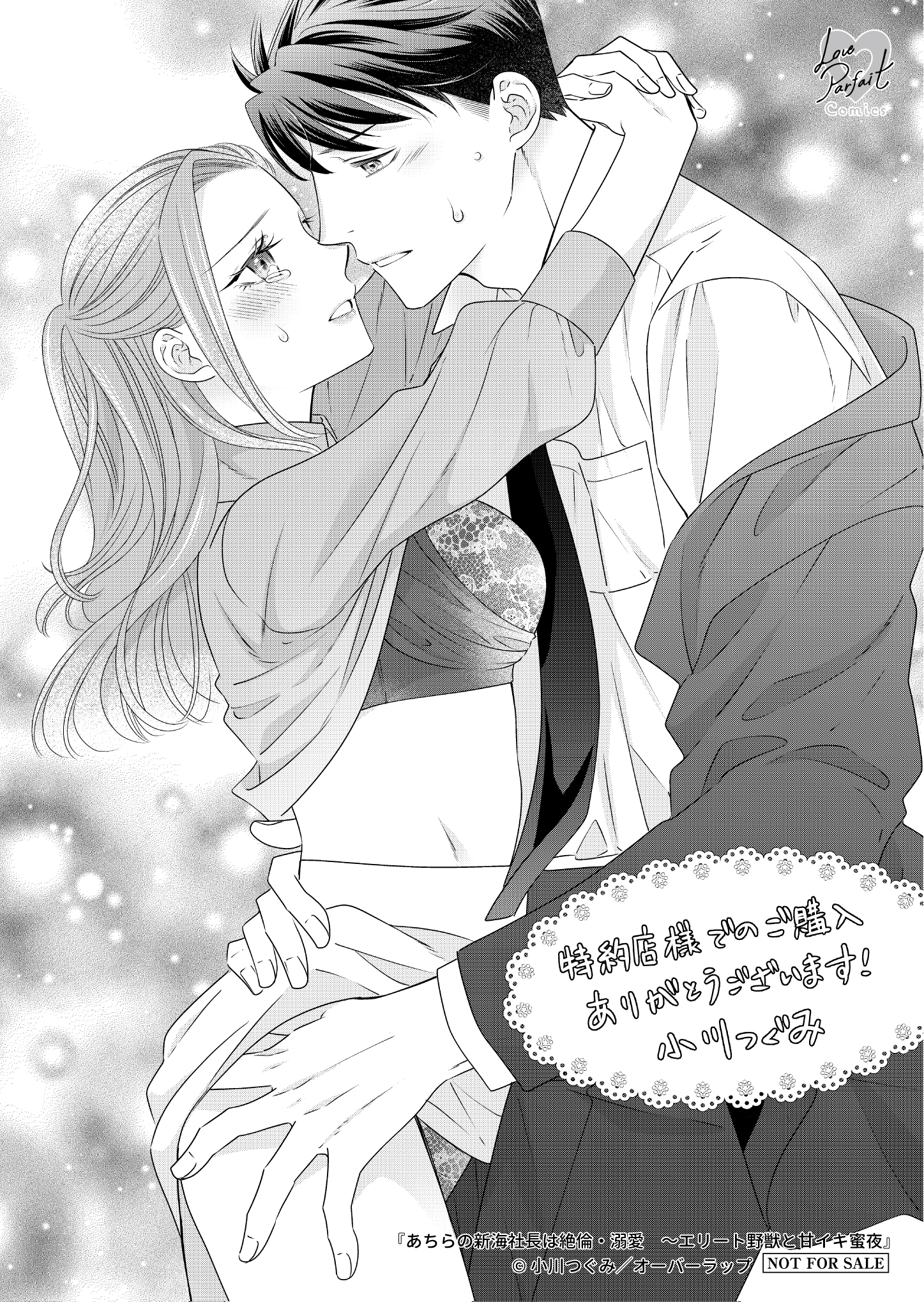 【ラブパルフェ】『あちらの新海社長は絶倫・溺愛　～エリート野獣と甘イキ蜜夜』A6ペーパー